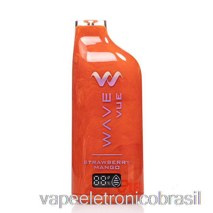 Vape Recarregável Wave Vue 10000 Descartável Morango Mango